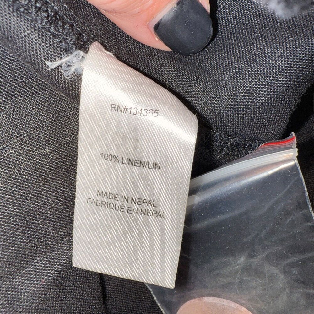 Andrea Jovine Sz L Linen Cardigan/Jacket Minimalist Lagenlook‎ Boho - Picture 3 of 11